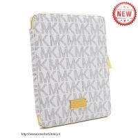 michael kors signature logo cover sleeve groot vanille accessoires Outlet Enschede aexzz414